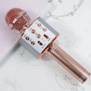 Microfone Sem Fio Bluetooth Alto Falante Embutido -Ideal para Festas Karaokê