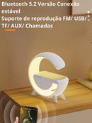 Caixa de Som RGB,Luminária Carregador,Multifuncional 6 em 1