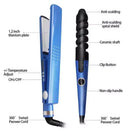 Chapinha de Cabelo Ion Nano Titanio Bivolt Modelador de Cachos  E Pente Anti Estática(KIT 3 EM 1)