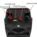Caixa de Som Portátil Wireless Bluetooth