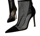 Botas Ellen (Malha transparente)
