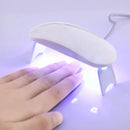 Kit de Unhas Completo, Unhas Adesivas em Gel  - Estilo Polonês(Com cabine)