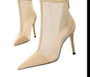 Botas Ellen (Malha transparente)