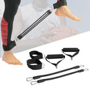 Kit de rodas de treinamento de força,rolo abdominal com esteira