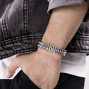Pulseira Masculina de Aço Inoxidavel de Qualidade
