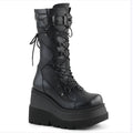 Botas feminina Cléo de cano alto, cosplay, botas de cano médio