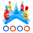 Cesta de basquete flutuante para piscina 2 em 1