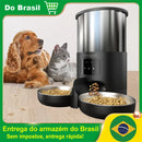 Alimentador Automático para Animais de Estimação - 5L com Microfone e Temporizador WiFi