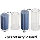 Molde de silicone de Vela  ,Formas geométrica