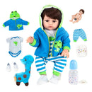 Boneca Reborn Menino Ravi - Brinde Girafa de Pelucia