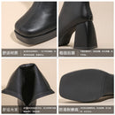 Botas femininas Pauline,Bico Quadrado