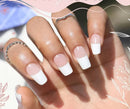 Kit de Unhas Completo, Unhas Adesivas em Gel  - Estilo Polonês(Com cabine)