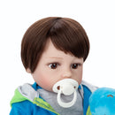 Boneca Reborn Menino Ravi - Brinde Girafa de Pelucia