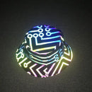 2024 Men Women Four Season Colorful Reflective Bucket Hat Y2K Harajuku Personality Printed High Street Cap gorras Рыбацкая шляпа