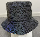 2024 Men Women Four Season Colorful Reflective Bucket Hat Y2K Harajuku Personality Printed High Street Cap gorras Рыбацкая шляпа