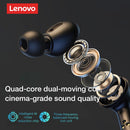 Fones de ouvido Lenovo Bluetooth 5.0,LP3 Pro TWS original, à prova d'água