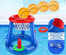 Cesta de basquete flutuante para piscina 2 em 1