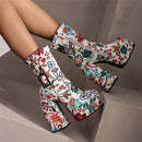 Botas Agatha Flower ( Seu look montado com muito estilo)