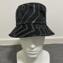 2024 Men Women Four Season Colorful Reflective Bucket Hat Y2K Harajuku Personality Printed High Street Cap gorras Рыбацкая шляпа