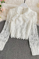 Blusa feminina Audrey - Estilo Francês