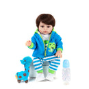 Boneca Reborn Menino Ravi - Brinde Girafa de Pelucia