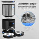 Alimentador Automático para Animais de Estimação - 5L com Microfone e Temporizador WiFi