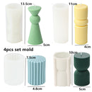 Molde de silicone de Vela  ,Formas geométrica