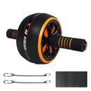 Kit de rodas de treinamento de força,rolo abdominal com esteira
