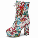 Botas Agatha Flower ( Seu look montado com muito estilo)