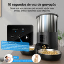 Alimentador Automático para Animais de Estimação - 5L com Microfone e Temporizador WiFi