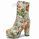 Botas Agatha Flower ( Seu look montado com muito estilo)