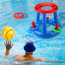 Cesta de basquete flutuante para piscina 2 em 1