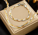 Conjunto de Colar com Pulseira À Prova D 'Água