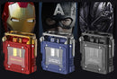 Fones de ouvido masculino, Tema Marvel sem fio Bluetooth 3D HIFI