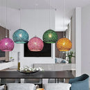 Lustre de Arame de Alumínio Macaron