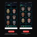 Máscara LED Bluetooth Vertice / Máscaras faciais LED inteligentes
