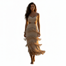 Vestido Feminino Elegante com Franjas