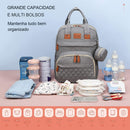 Bolsa Maternidade - Mochila dobrável, cama de bebê, à prova d'água 3 em 1