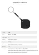 GPS Tracker Bluetooth para Apple Air Tag (Localizar Cartão,Carteira, iPad, chaves, crianças,cães e gatos)