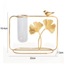 Suporte para flores simples nórdico com moldura de ferro (Vaso para decoração simples)