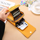 Bolsas femininas carteiras de couro macio com tela de toque(Bolsa criativa, auxilia na prevenção de roubos)