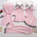 Conjunto de pijama completo com 5 peças ( Presente completo)
