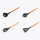 Conjunto de utensílios de cozinha ,material silicone antiaderente e ecológico
