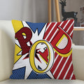 Fronha quadrada personalizada Musife pop art(Fronha com ziper 35 * 35,40 * 40,45 * 45)