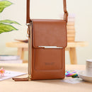Bolsas femininas carteiras de couro macio com tela de toque(Bolsa criativa, auxilia na prevenção de roubos)
