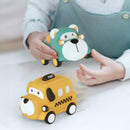 Carro para bebês, macio (Carrinho de brinquedo super fofo)
