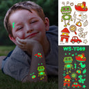 Tatuagem Luminosa para noite,adesivo temporário á Prova D' Água(Tatuagem flourescente)