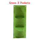 Bolsos para plantas na parede , decoração de jardim vertical