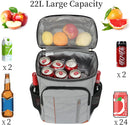 Bolsa Térmica para Ar Livre,piquinique, praia(Bolso externo para vinho ou garrafas de cerveja)