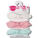 Conjunto com 3 tiaras macias para bebês (Vários estilos e cores)